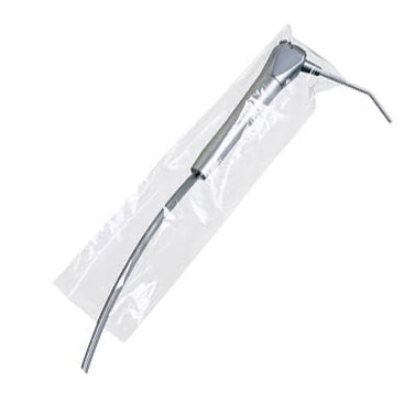 Air Water Syringe Sleeves Clear 2-1/2" x 10" With Opening 500/bx. - Medsum