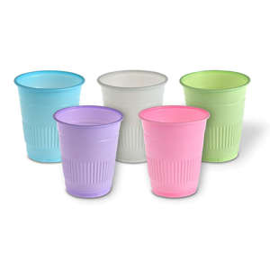 Plastic Cups Pink/Mauve 5oz. - Medsum