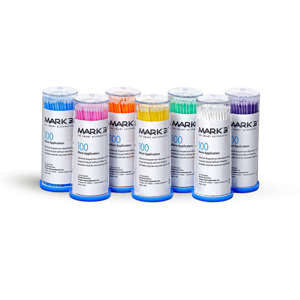 Disposable Micro Applicators Regular Assorted Colors (Blue,Green,Orange,Purple) 400/bx  * - Medsum