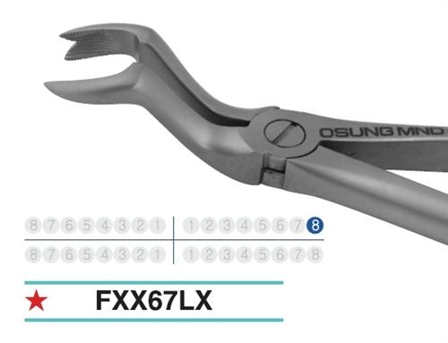 Dental Extraction Forcep X67LX Upper 8-8 - Osung USA
