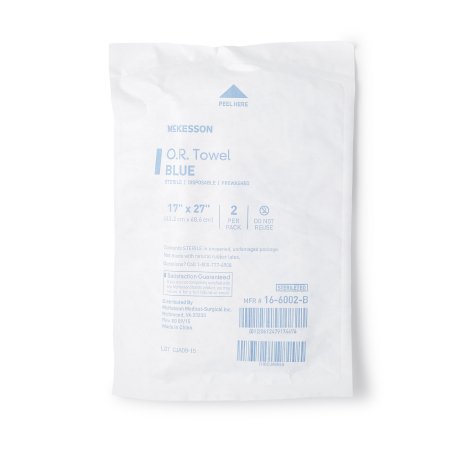 Presource® Sterile Blue O.R. Towel, 17 X 24 Inch, Sold As 40/Pack Cardinal 28700-002