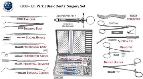 Dr. Park's Basic Dental Surgery Kit - Osung USA