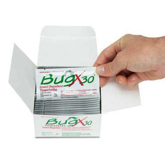 Repellent, Insect Bugx3 Towelette Sngl Dose W/Disp (25/Bx), Sold As 100/Case Coretex 12640