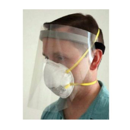 Face Shield One Size Fits Most Full Length Disposable Nonsterile, Sold As 100/Case Auxo Am-Fr1-S-100