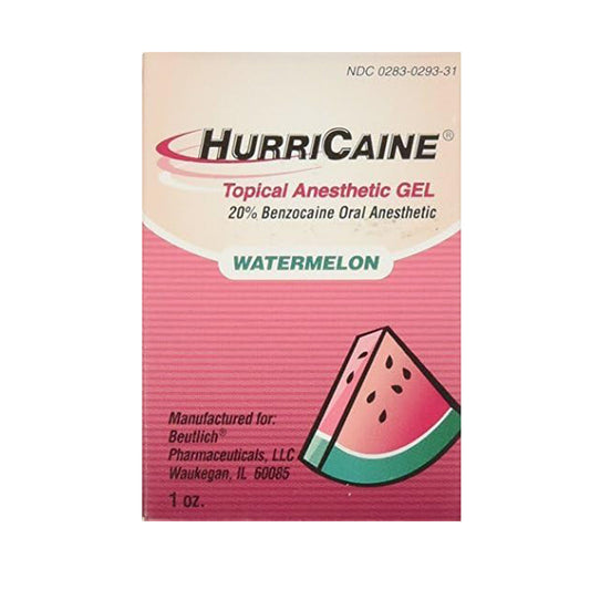 Hurricaine® Benzocaine Oral Pain Relief, Watermelon Flavor, Sold As 1/Each Beutlich 00283029331