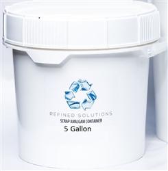 Scrap Amalgam 5 Gallon Recycle Bucket Medical Dental Waste Disposal - Osung USA