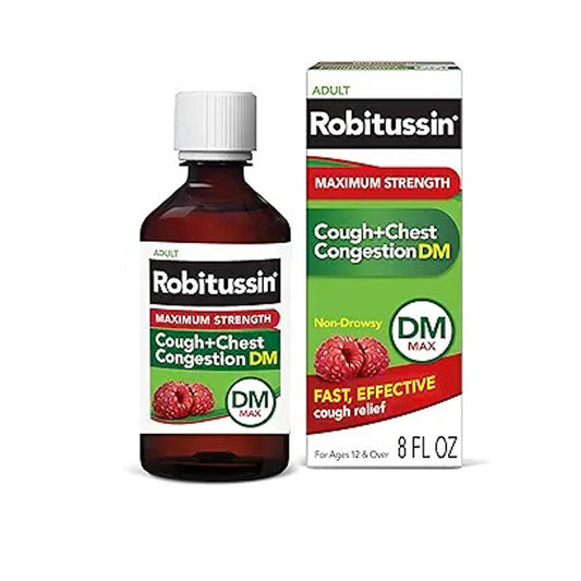 Robitussin Adult Cough + Chest Congestion Dm Liquid Maximum Strength, Sold As 1/Each Glaxo 00031873912