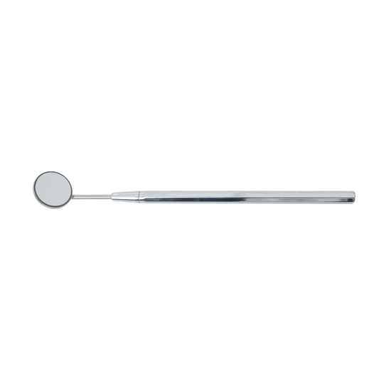 Mouth Mirror Front Surface, Simple Stem No. 5, 24mm dia, metal handle, EA - Osung USA 
