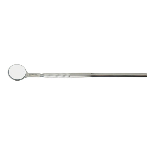 Mouth Mirror, Front Surface Double Side,Cone Socket No. 4, 22mm dia, metal handle, EA - Osung USA 