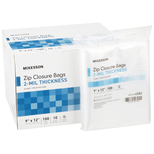 Mckesson Zip Closure Bag, 9 X 12 Inches, Sold As 1/Bag Mckesson 4582