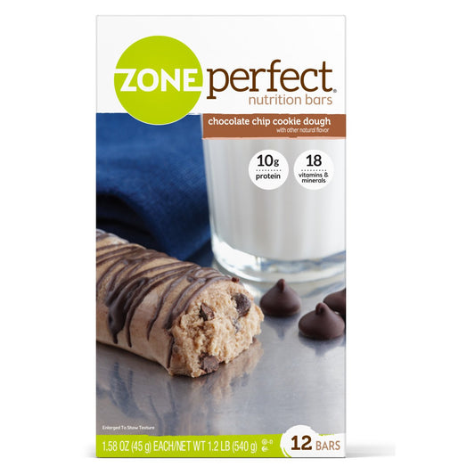 Zone Perfect, Nutrition Bar Choc Cookie Dough (12/Pk 3Pk/Cs), Sold As 36/Case Abbott 62836