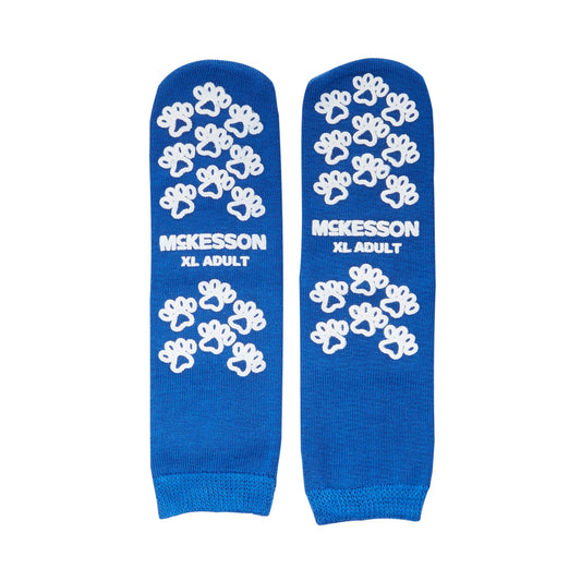 Mckesson Terries™ Adult Slipper Socks, X-Large, Royal Blue, Sold As 1/Pair Mckesson 40-3816-001
