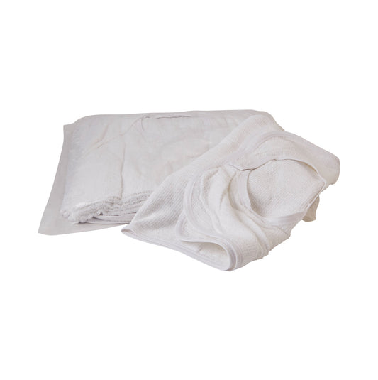 Beck'S Classic Terry Adult Bib, White, Sold As 1/Each Beck'S Tb1834