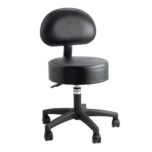 Mckesson Exam Stool With Backrest, Sold As 1/Each Mckesson 81-22100B-Wr041