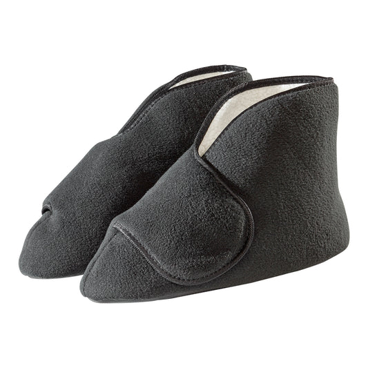 Silverts® Deep And Wide Diabetic Bootie Slippers, Black, Medium, Sold As 1/Pair Silverts Sv10160_Sv2_M