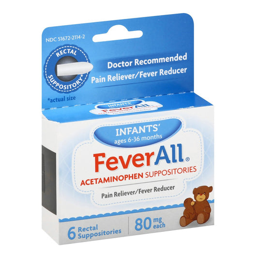 Feverall® Acetaminophen Infants' Pain Relief, Sold As 6/Box Taro 51672211402