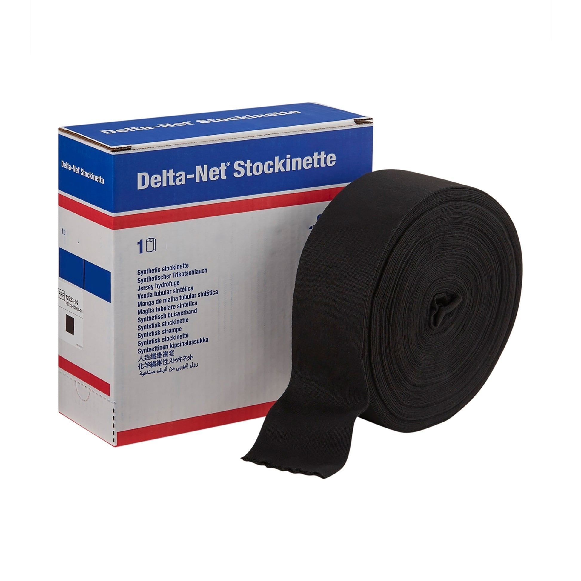 Delta-Net® Black Synthetic Compression Stockinette, 2 Inch X 25 Yard, Sold As 2/Case Bsn 7272301