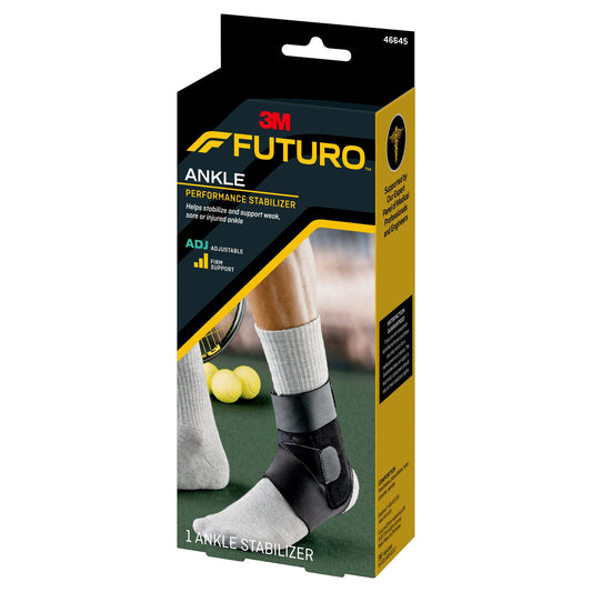 3M Futuro Ankle Performance Stabilizer, Adjustable, Adult, Black, Sold As 12/Case 3M 46645Enr