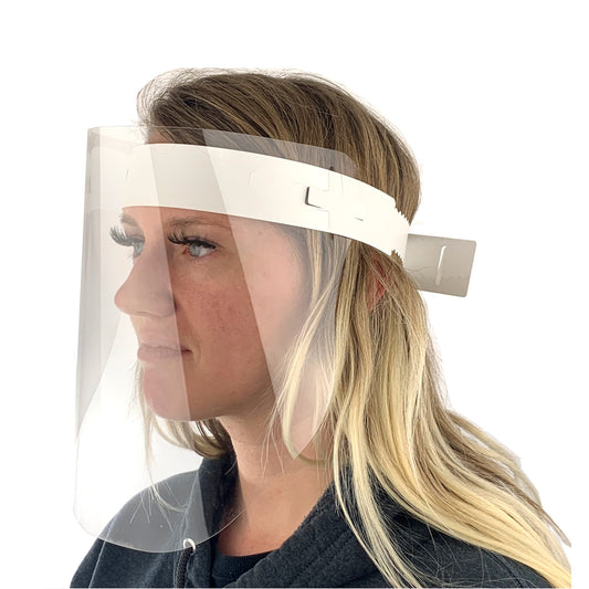 Wraparound Face Shield One Size Fits Most Full Length Disposable Nonsterile, Sold As 200/Case Dynamic 2100-82