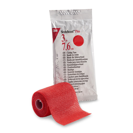 3M™ Scotchcast™ Plus Cast Tape, Red, 3 Inch X 4 Yard, Sold As 10/Box 3M 82003R