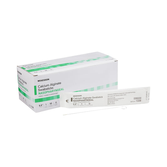 Mckesson Nasopharyngeal Collection Swab, 5½ Inch, Sold As 50/Box Mckesson 1338