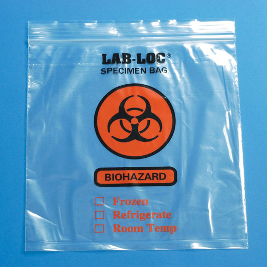 Lab-Loc® Specimen Transport Bag With Document Pouch, 8 X 10 Inch, Sold As 1000/Case Elkay Lab20810