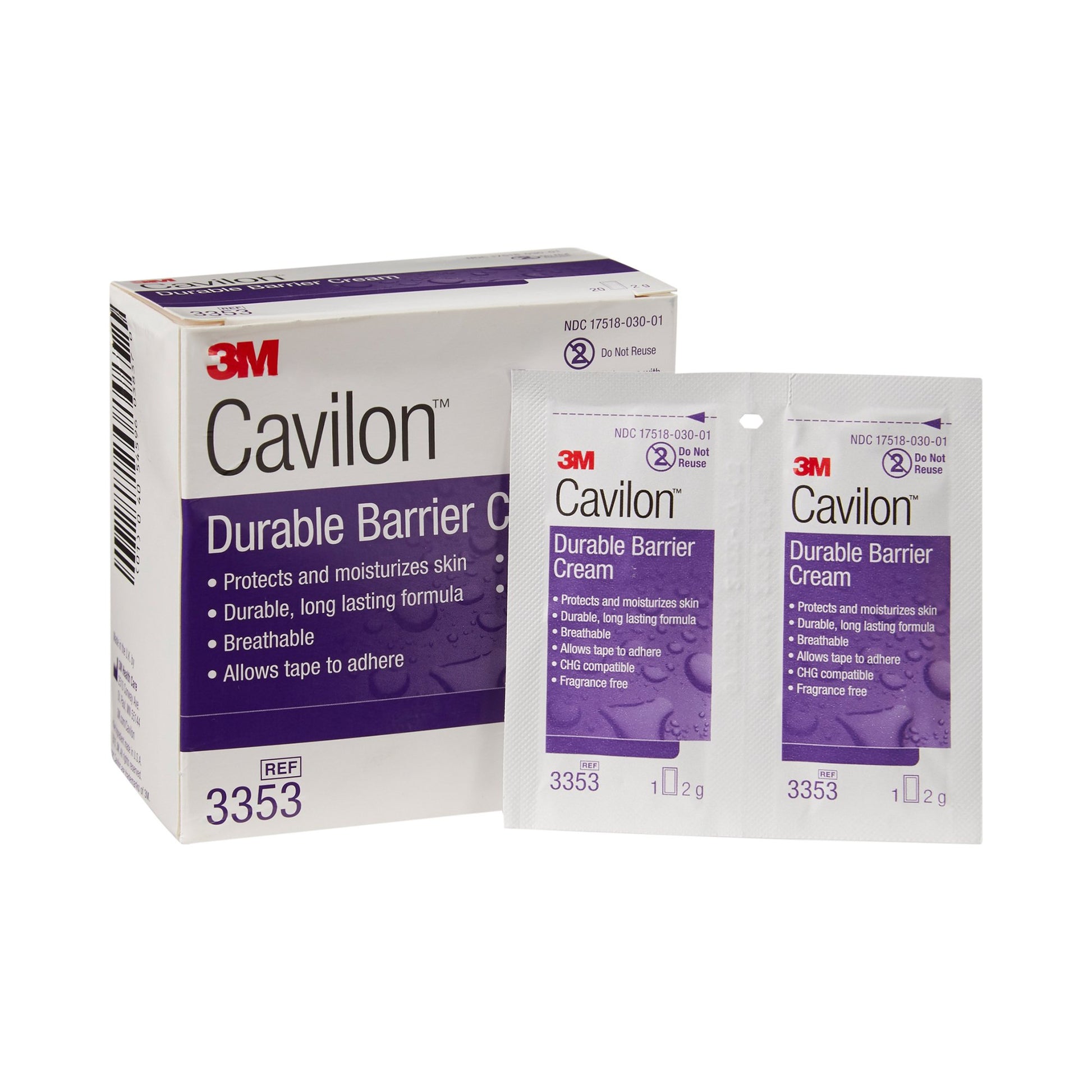 3M Cavilon Skin Protectant, Unscented Cream, Sold As 1/Each 3M 3353