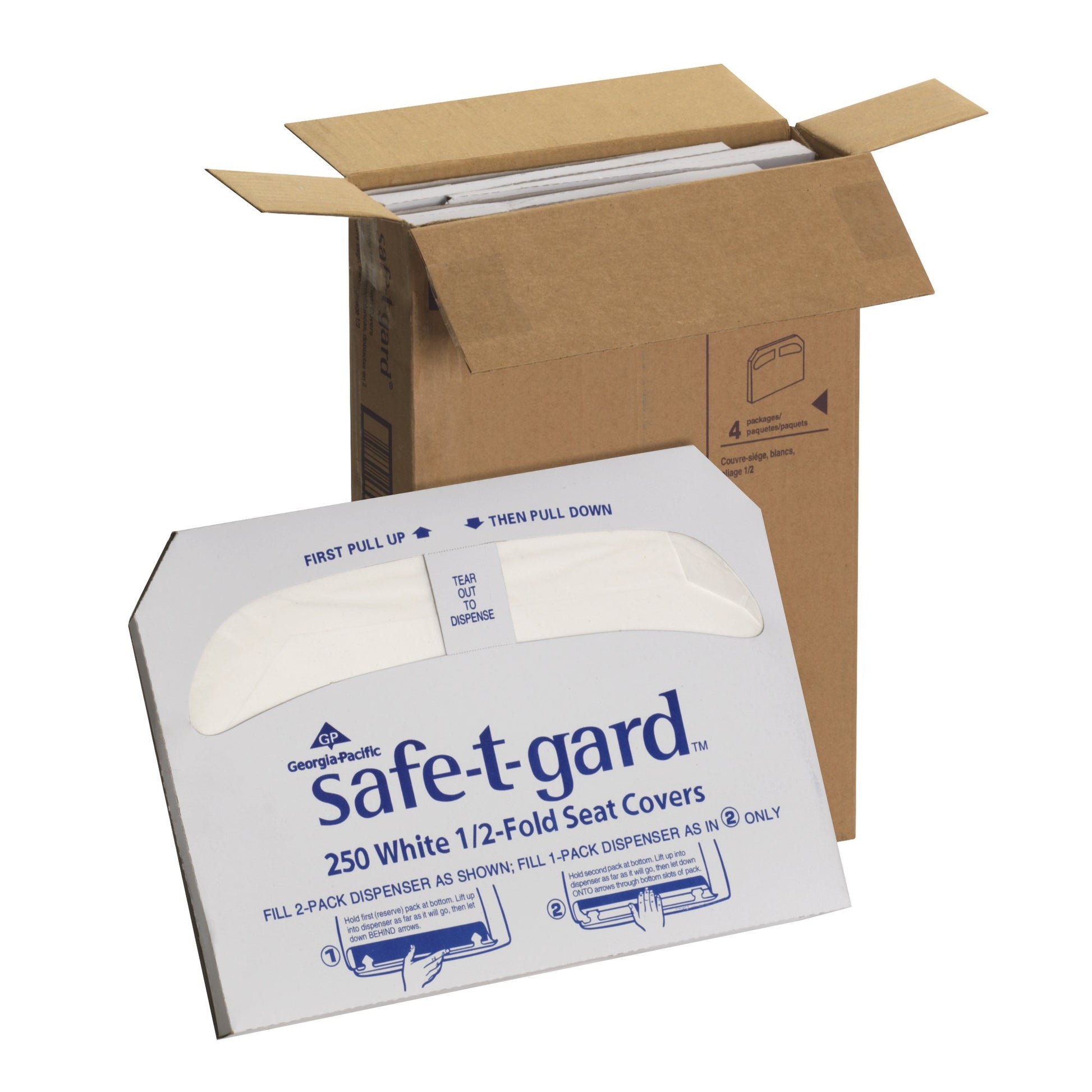 Safe-T-Gard® Toilet Seat Cover, Sold As 250/Pack Georgia 47052