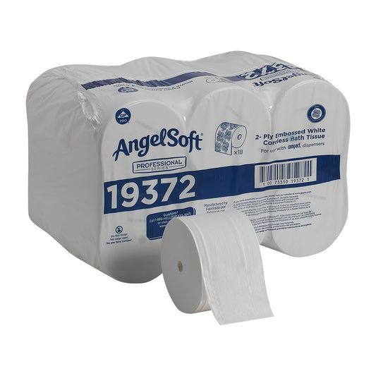 Tissue, Toilet Compact Coreless Angel Soft Prof 2Ply (18/Cs), Sold As 18/Case Georgia 19372