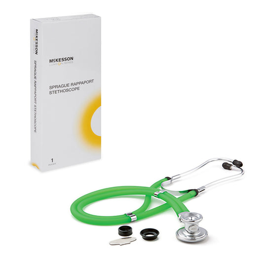 Mckesson Sprague-Rappaport Stethoscope, 22 In., Green, Sold As 20/Case Mckesson 641Ngrmm