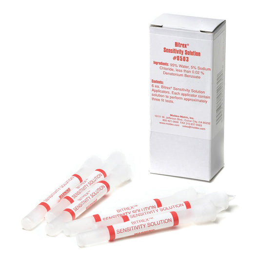 Bitrex® Sensitivity Solution, Bitter, Sold As 6/Box Moldex-Metric 0503