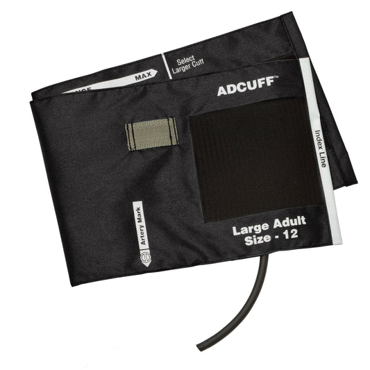 Adcuff™ Blood Pressure Cuff, 1-Tube Bladder, Sold As 1/Each American 845-12Xbk-1F