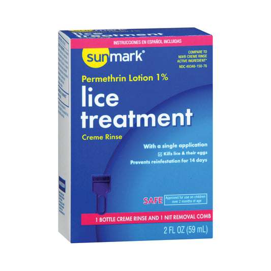 Sunmark® Lice Treatment Kit, Sold As 1/Each Mckesson 49348015078