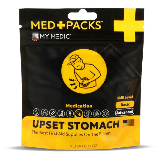 Med Packs™ Upset Stomach Plastic Pouch, Sold As 1/Each Mymedic Mm-Kit-S-Md-Pk-Up-Stmch-Ea