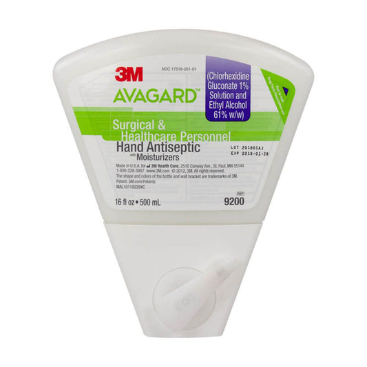 3M Avagard Surgical Scrub Dispenser Refill Bottle, 1% Chlorhexidine Gluconate, 61% Ethyl Alcohol, Sold As 1/Each 3M 9200