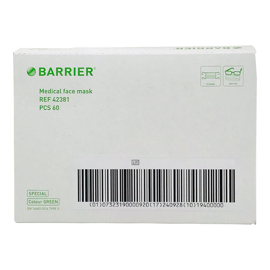 Barrier®Extra Protection Surgical Mask, Sold As 60/Box Molnlycke 42381