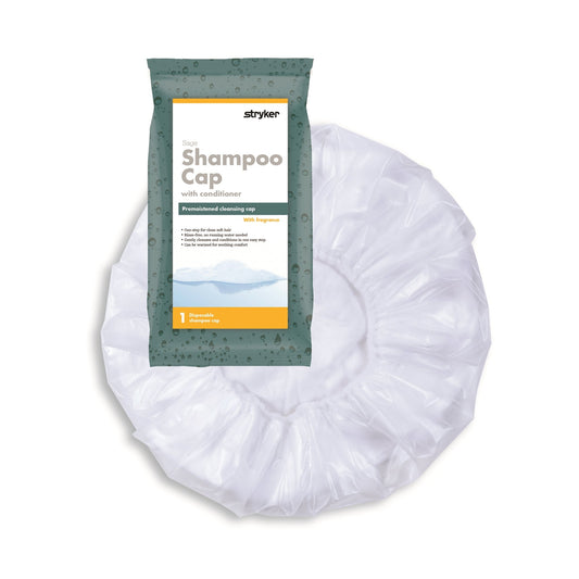 Comfort® Rinse-Free Shampoo Cap, Powder Scent, Sold As 1/Each Sage 7909