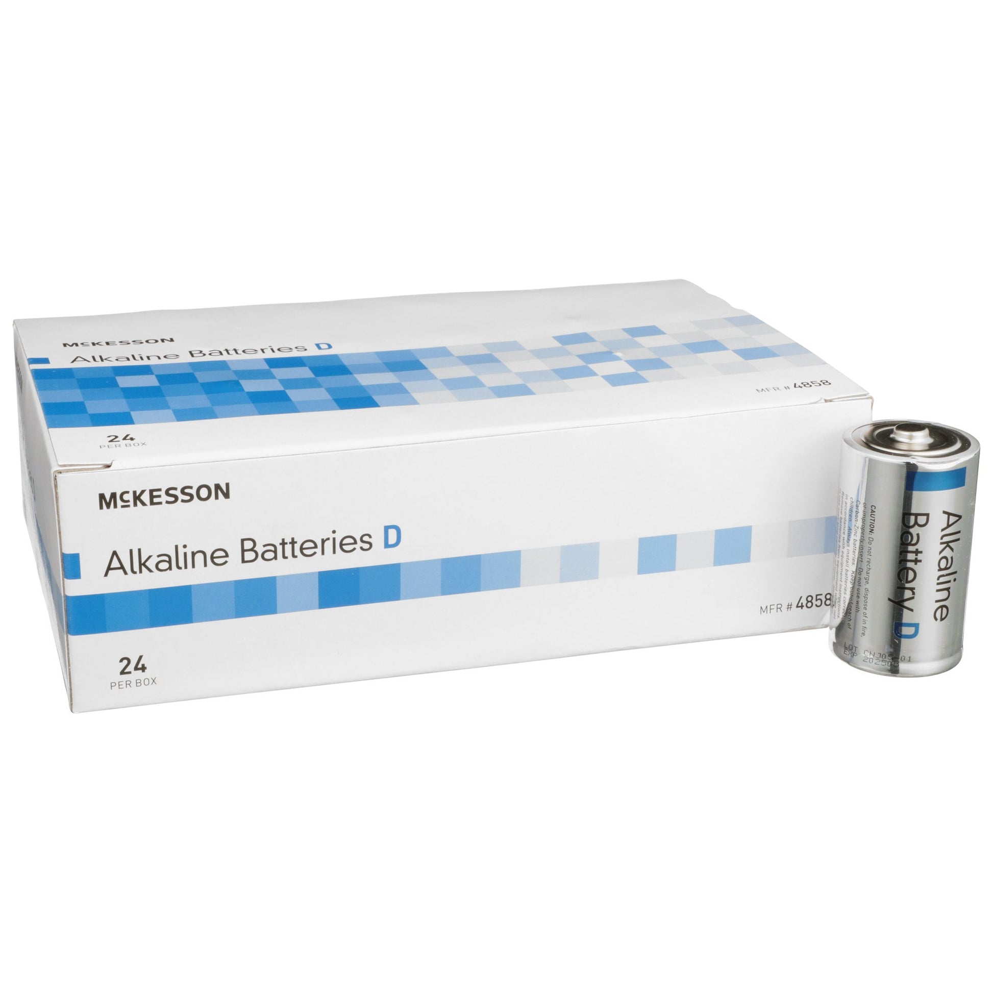 Mckesson Alkaline Battery, D Cell, Sold As 1/Each Mckesson 4858