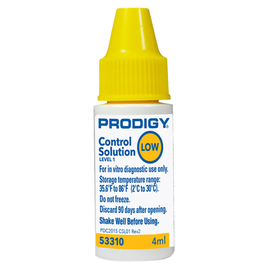 Prodigy® Blood Glucose Control Solution, Low Level, Sold As 1/Each Prodigy 53310
