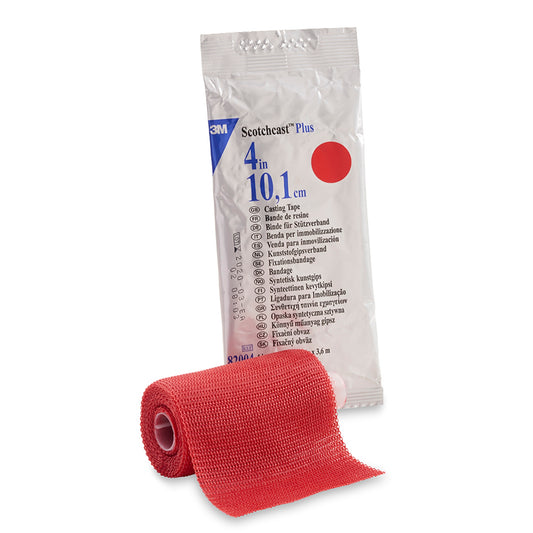 3M™ Scotchcast™ Plus Red Cast Tape, 4 Inch X 4 Yard, Sold As 10/Box 3M 82004R