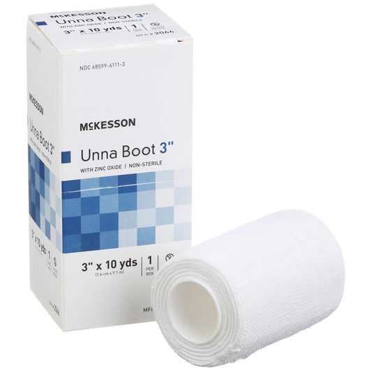 Mckesson Unna Boot With Zinc Oxide, 3 Inch X 10 Yard, Sold As 12/Case Mckesson 2066