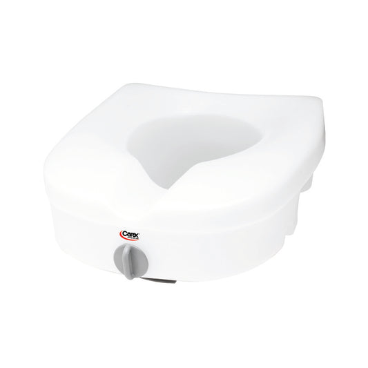 E-Z Lock™ Raised Toilet Seat, 15-1/2 X 17 Inch, Sold As 1/Each Apex-Carex Fgb30500 0000