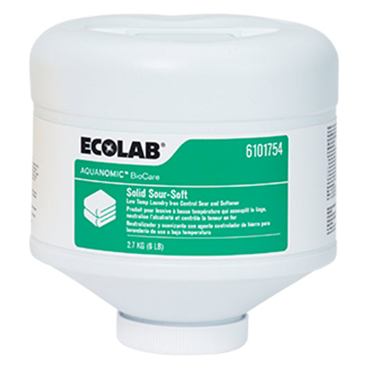 Ecolab® Aquanomic Biocare Solid Sour-Soft, Sold As 2/Case Ecolab 6101754