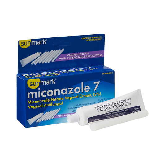 Sunmark® Miconazole 7 Vaginal Antifungal Disposable Applicators, Sold As 1/Each Mckesson 49348087277