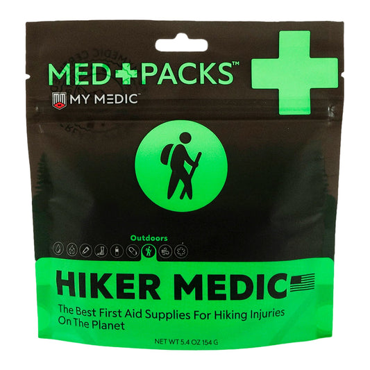 My Medic Med Packs First Aid Kit For Hikers – Outdoor Injury Supplies In Portable Pouch, Sold As 1/Each Mymedic Mm-Med-Pack-Hkr-Ea-V2
