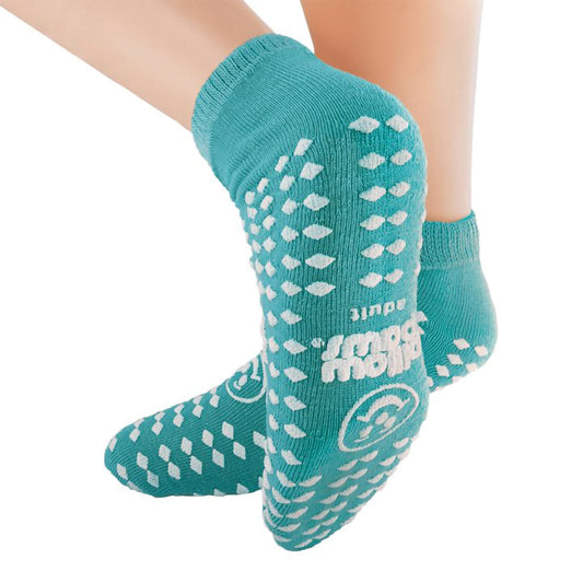 Pillow Paws® Slipper Socks Double Print, Large, Sold As 48/Case Principle 1096-001