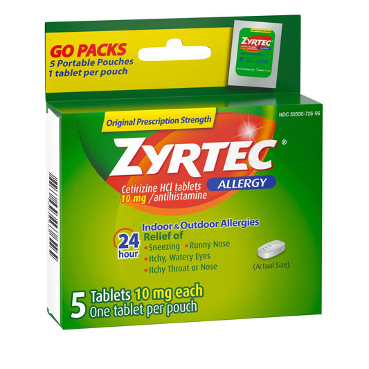 Zyrtec® Cetirizine Allergy Relief, Sold As 36/Case Johnson 30312547204300