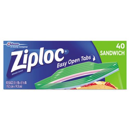 Ziploc Bag Sandwich Storage 40Um Bx Sz 40 Str, Sold As 480/Case Lagasse Sjn315882