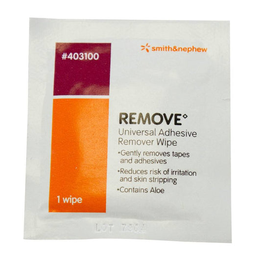 Remove™ Adhesive Remover, 2½ X 2½ Inch Wipe, Sold As 50/Box Smith 403100