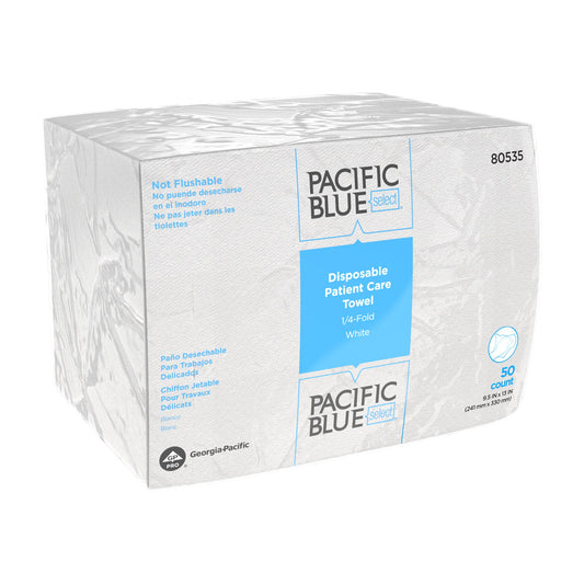 Pacific Blue Select™ A400 Disposable Washcloths, Sold As 1000/Case Georgia 80535
